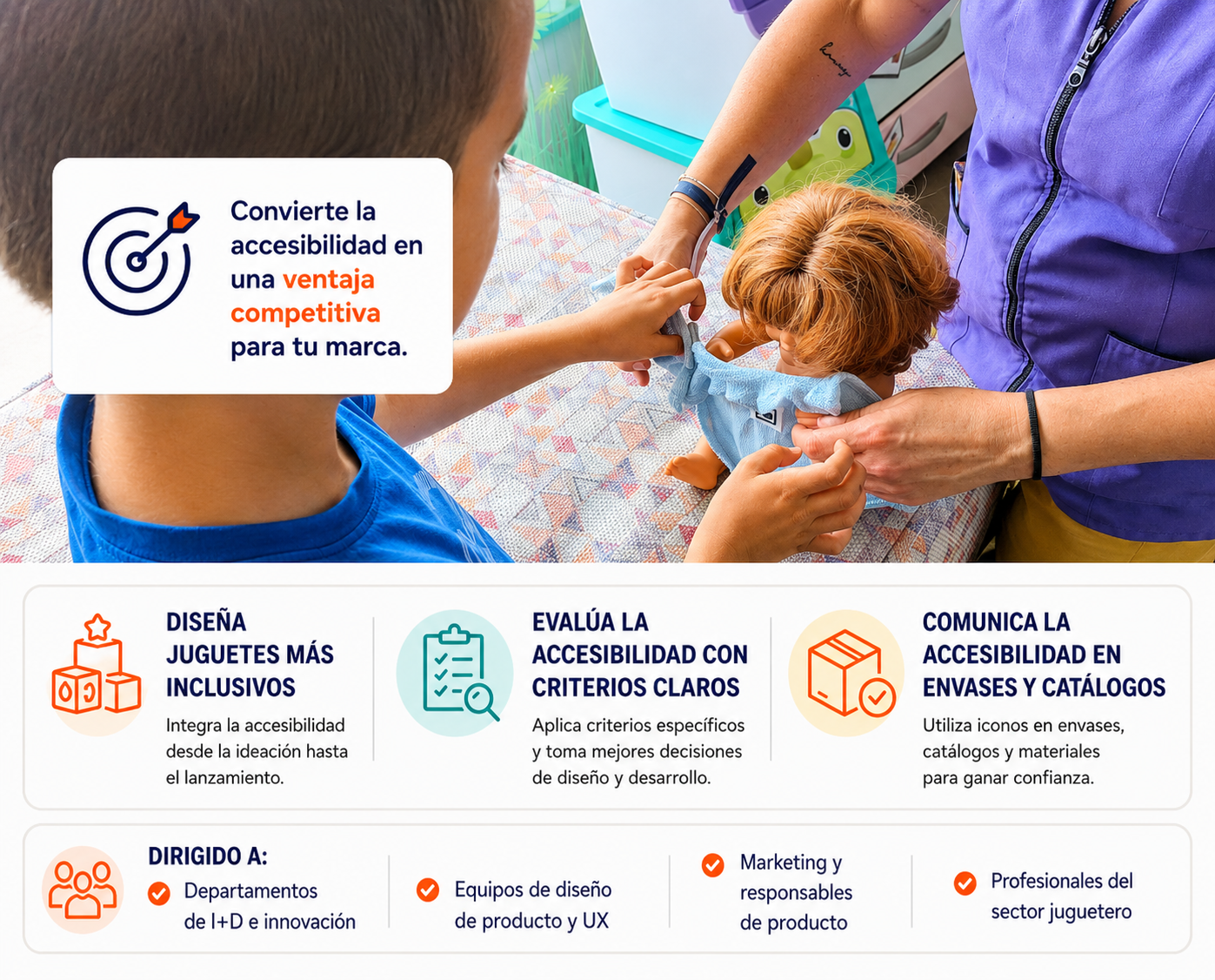 Webinar: Claves para diseñar y seleccionar juguetes accesibles para niños y niñas con discapacidad intelectual y autismo (INTELECTOYS & GAMES)